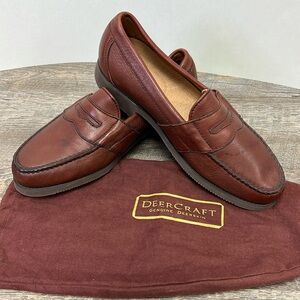 NEW Deercraft Genuine Deerskin Penny Loafers Size 8.5